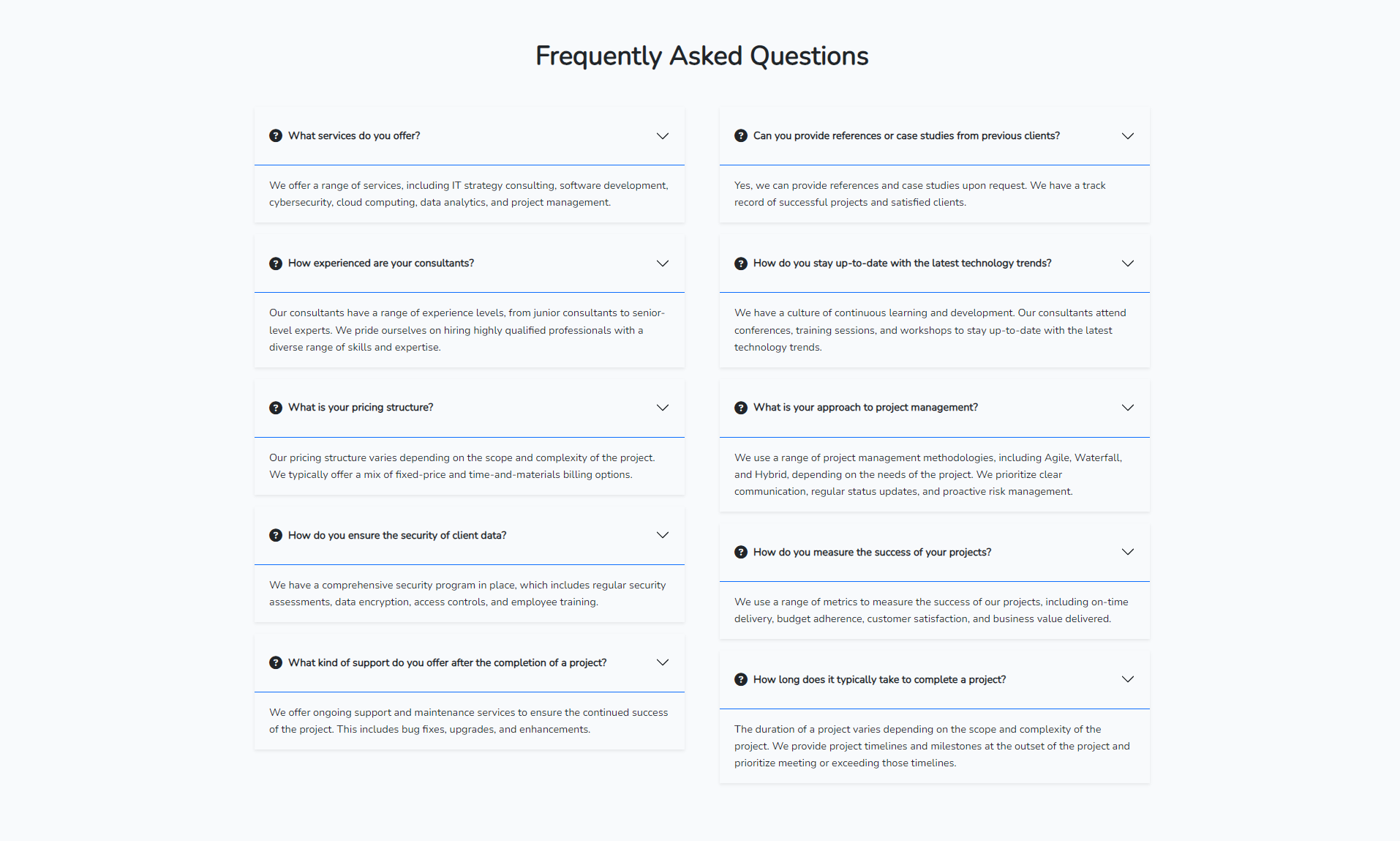 Frequently Asked Questions (Opened)